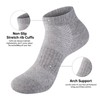 Womens 100% Cotton Ankel Socks, Athletic Performance Running Moisture Wicking