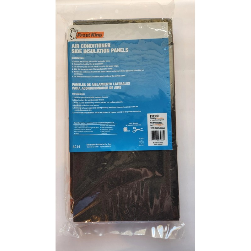 Frost King Foam Side Insulation Panels for Window Air Conditioner