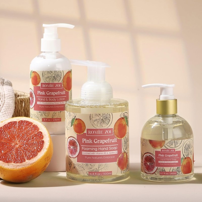 ROMIIE ZOI Foaming Hand Soap with Gift Box- Pink Grapefruit