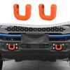 SQQP Bumper Tow Hook Covers Compatible with Ford Bronco 2021-2024+Exterior