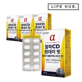 LifeHerb AlphaCD One Day Fit Alphacyclodextrin Tablets 4 Boxes (500mg... None / 라이프허브 알파CD 원데이 핏 알파시클로덱스트린 정 4박스(500mg... 없음