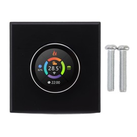 Smart Thermostat PC ABS 95‑240V AC Wifi Thermostat with Variable Multicolor Lamp Rotary Knob For Wall Hanging Fireplace