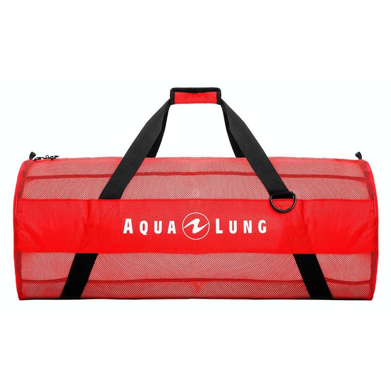 Aqua Lung Adventurer Mesh Duffel Bag, Red