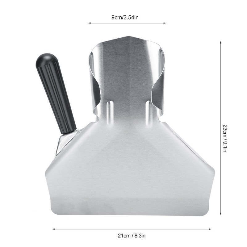 Multi Functional Kitchen Thicken Stainless Steel French Fries Shovel Chips