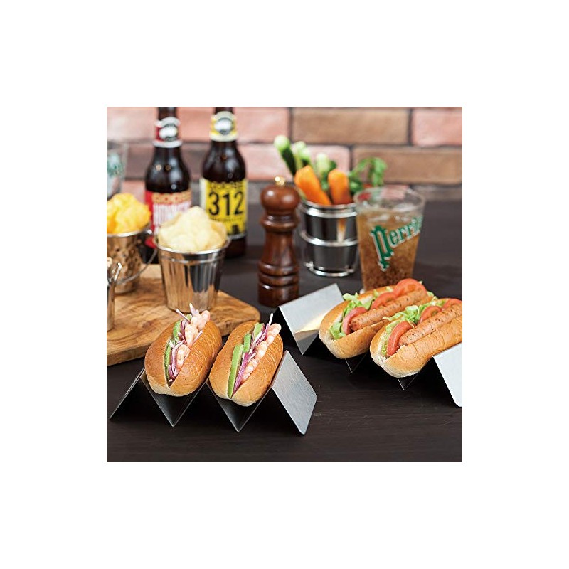 Sanpo Sangyo Taco Rack Silver 03111602 Taco Holder 5.7 x