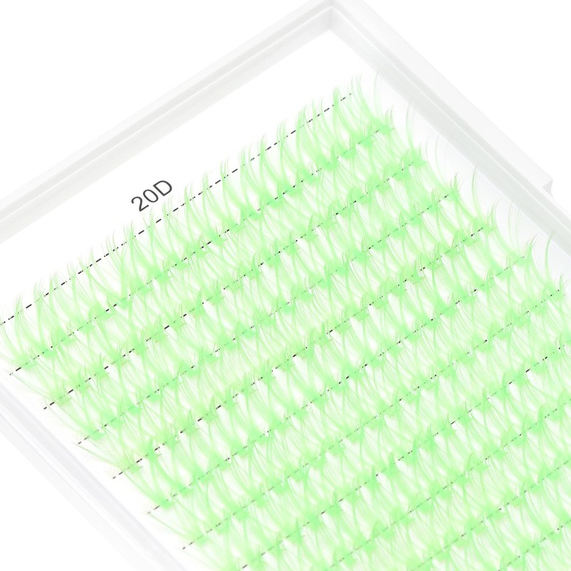 Bodermincer D Curl 240pcs 20D Lashes Cluster Eyelashes False Eyelashes