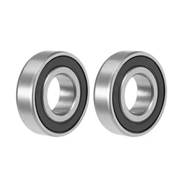 sourcing map R12-2RS Deep Groove Ball Bearing 3/4"x1-5/8"x7/16" Double Sealed Chrome Steel Bearings 2-Pack
