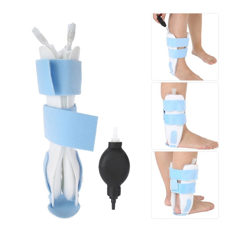 Adjustable Ankle Support Air Brace Inflatable Splint Sprain Stabilizer Guard