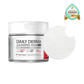 Nightingale Daily Derma Cleansing Pads Mild 70 Sheets - Cleansing Pads Mild