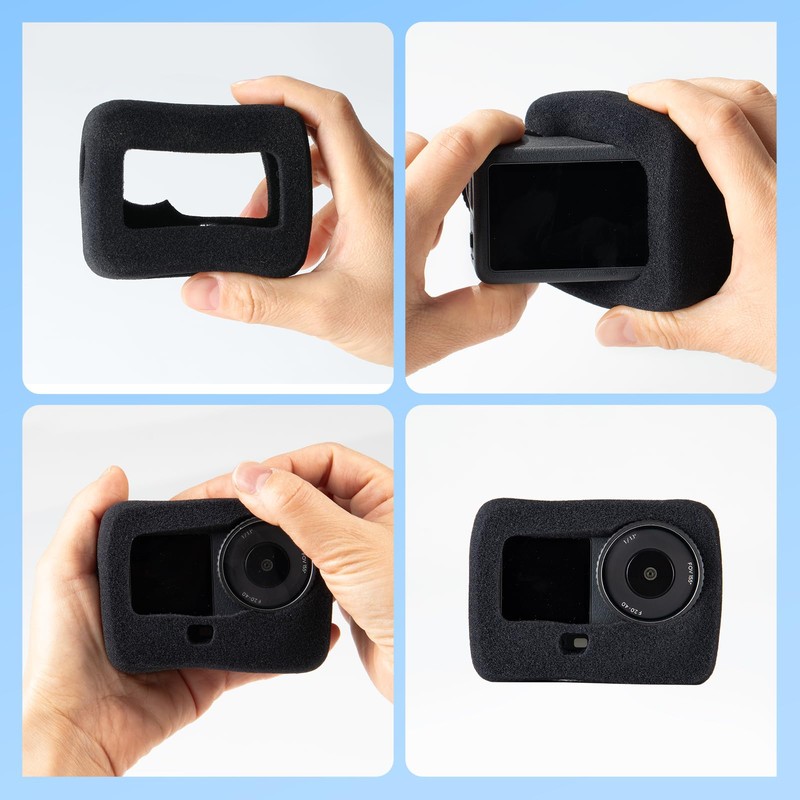 HSU Sponge Windproof Cover Windproof Cover for DJI Osmo Action