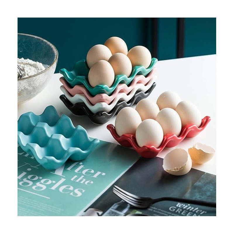 URWOOW Cup Egg Tray Holder (White)