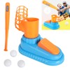 Kids Baseball Pitching Toy 3 Balls Baseball Bat Sports Leisure