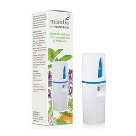 Pranarom - Mistilia Portable USB Travel Diffuser for Essential Oils & Hydrosols, Reachargeable White
