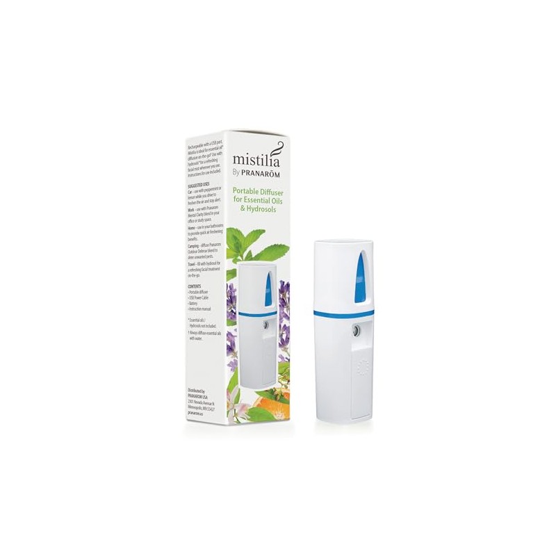 Pranarom - Mistilia Portable USB Travel Diffuser for Essential Oils