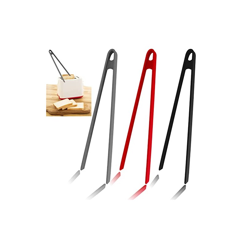 3PCS Silicone Kitchen Tongs Set - Perfect for Cooking &
