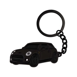 BENDCOKO Car Keychain Compatible for Mini Cooper,Metal Key Chain,Mini Cooper Accessories,Enamel Keychain
