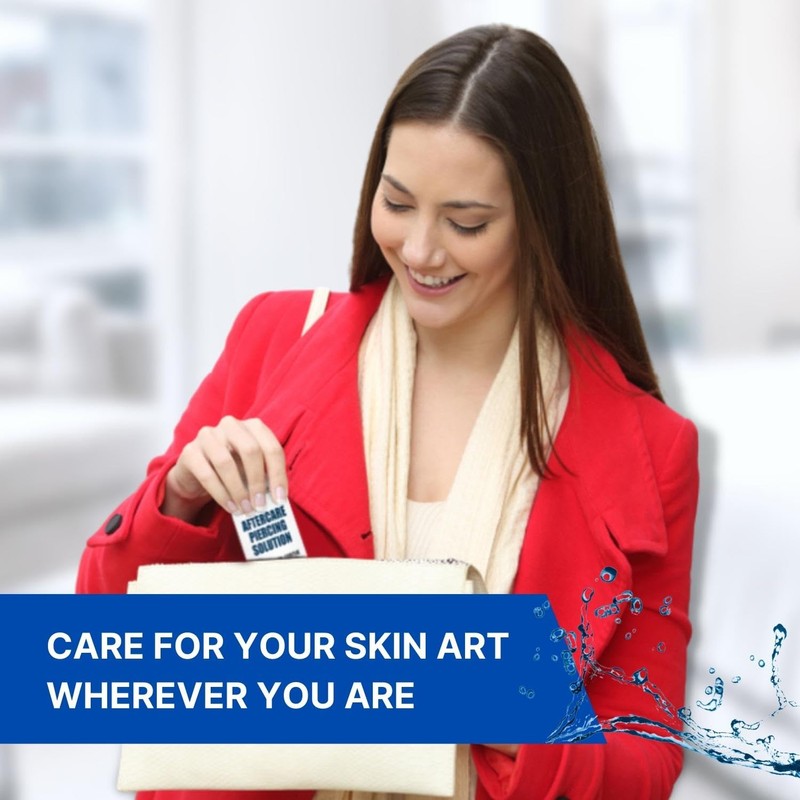 BodyJ4You Piercing Aftercare Spray - Saline Solution Natural Keloid Bump