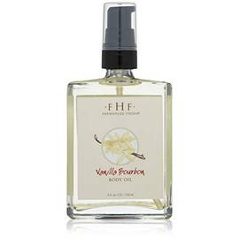 FarmHouse Fresh Vanilla Bourbon Body Oil, Vanilla Bourbon, 4 fl. oz.