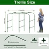 Garden Arch Cucumber Trellis for Raised Bed, U-Shape Garden Trellis