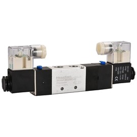 Heschen Electrical Pneumatic Solenoid Valve 4V230-08C 12VDC PT1/4 5 Way 3 Position CE