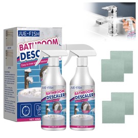 Compensai 2Pcs Stubborn Stains Cleaner,Limescale Cleaner,Bathroom Foam Cleaner Spray,Bathroom Descaler Cleaner,All-Purpose Bathrooms Descaler Foam Spray