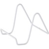 Bard's Vinyl Covered White Wire Easel Stand, 4" H x