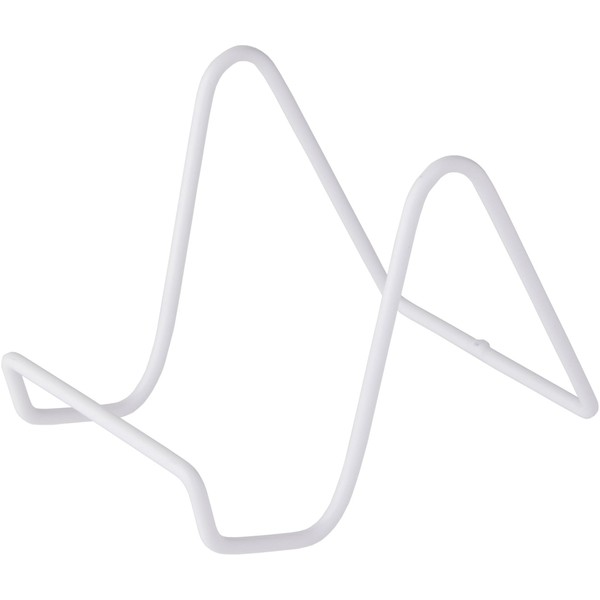 Bard's Vinyl Covered White Wire Easel Stand, 4" H x