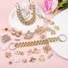 24Pcs Croc Charms for Women Girls,Gold Shoe Croc Charms Bling