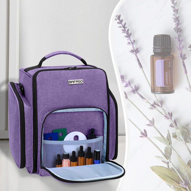 BAFASO Essential Oil Storage with 2 Sheet Labels, Essential Oil
