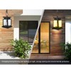 Solar Power Hanging Simulation LED Candle Light for Outdoor Garden
