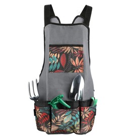 Laelr Garden Apron - Oxford Cloth Work Apron With Pockets, Adjustable Heavy Duty Tool Apron for Men & Women, Artist Apron for Painting and Home Garden, Gifts for Father's Day