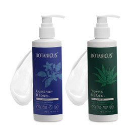 Botanicus - Kit 2 Cremas Corporales Luminar Bloom y Terra Rites (240ml c/u) - Hidratación Profunda Efecto Seda, Sin Parabenos, Aromas de Autor de Larg