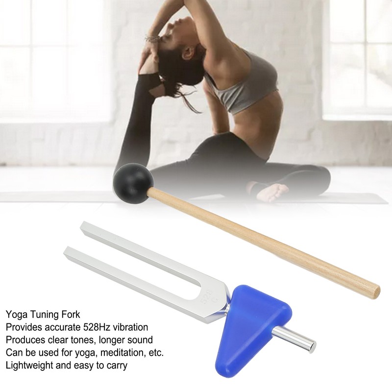 Yoga Tuning Accurate 528Hz Vibration Stress Relief Lightweight Portable Fork