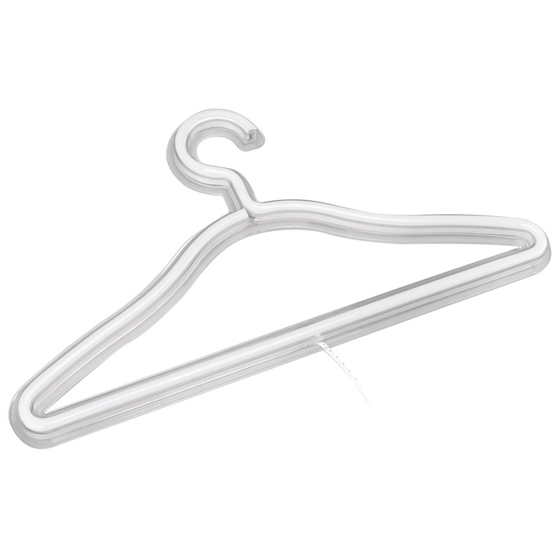 Coat Hanger LED Neon Sign Decorative Wall Hanging Sign for