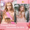 Vovii Birthday Girl Headband with Rhinestone & Sash Set for
