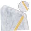 GRIRIW Elegant Natural Marble Coaster for Home Creative Heat Insulation