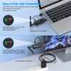 Wireless HDMI Receiver,4K Decode 1080P Output HDMI Extender, Plug and
