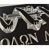 Engraved Molon Labe Second Amendment Car Tag Diamond Etched Vanity