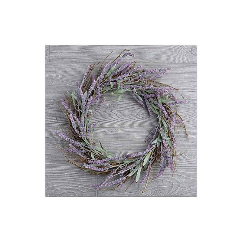 Primitives by Kathy Lavender Decorative Wreath