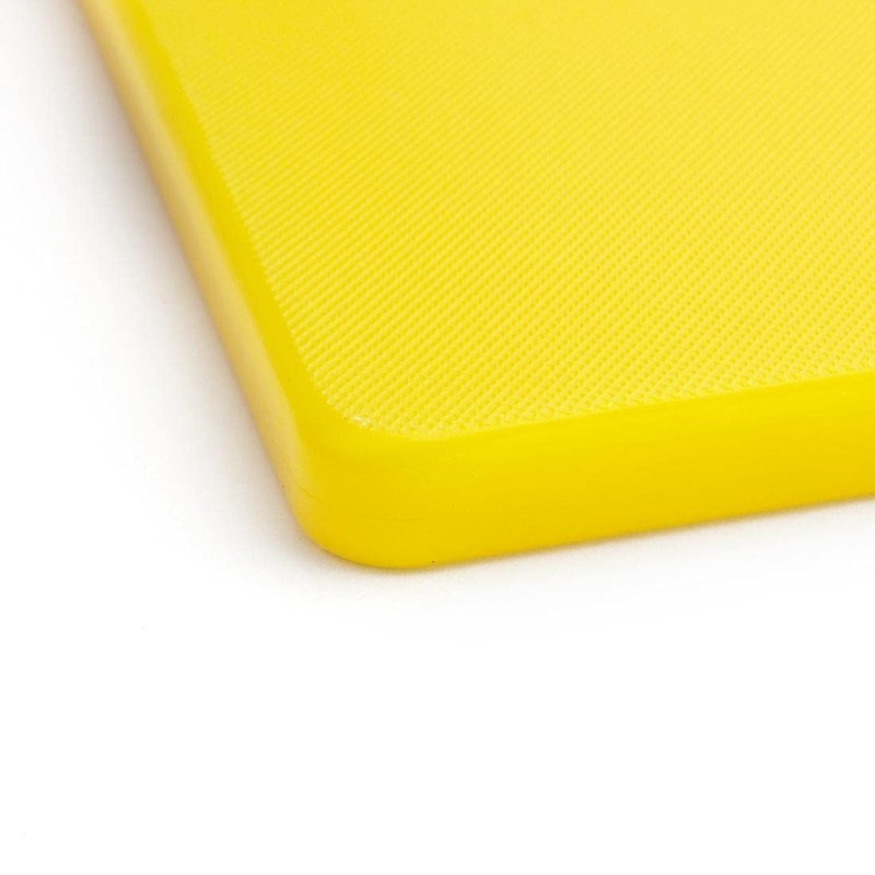 Hygiplas Small Low Density Yellow Chopping Board for Cooked Meat