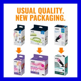 WiZ Smart Globe, E27, 50W, Filament Amber, Smart LED Connected WiFi Works with Alexa, Google Assistant & HomeKit, App Control for Home Indoor Lighting, Livingroom, Bedroom, Energy Monitoring