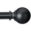 BRIOFOX BRIOFOX Black Curtain Rods for Windows 48 to 84