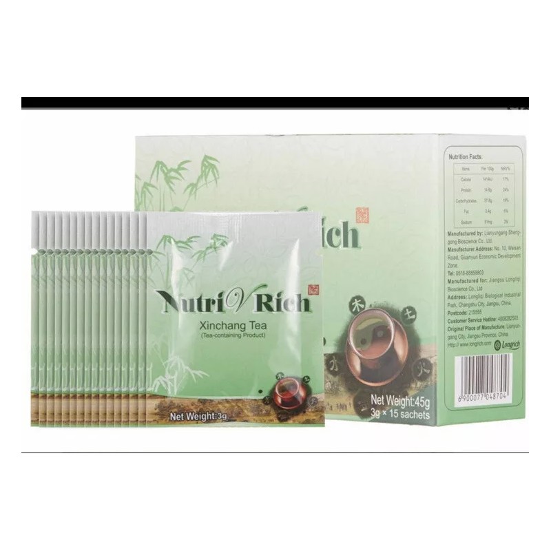 Longrich Green Tea / Longrich NutriVRich Xinchang Tea/ Detox Tea