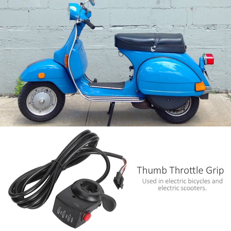 36V Plumbic Acid Electric Quantity Display Speed Regulation Thumb Throttle