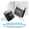 BOYA BY-M1V2 Micrófono Lavalier Inalámbrico de Doble Canal Cancelación de