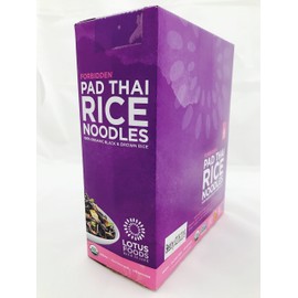 Lotus Foods Gourmet Organic Forbidden Rice Pad Thai Noodles, 8 oz, 8 Count