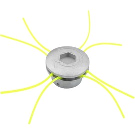 Aluminium Alloy Grass Trimmer Head, Universal Grass Trimmer Head, Trimmer Head with 4 Threads, Universal Aluminium Grass Trimmer Head, Aluminium Line Head, Grass Trimmer, Aluminium Mowing Line Head