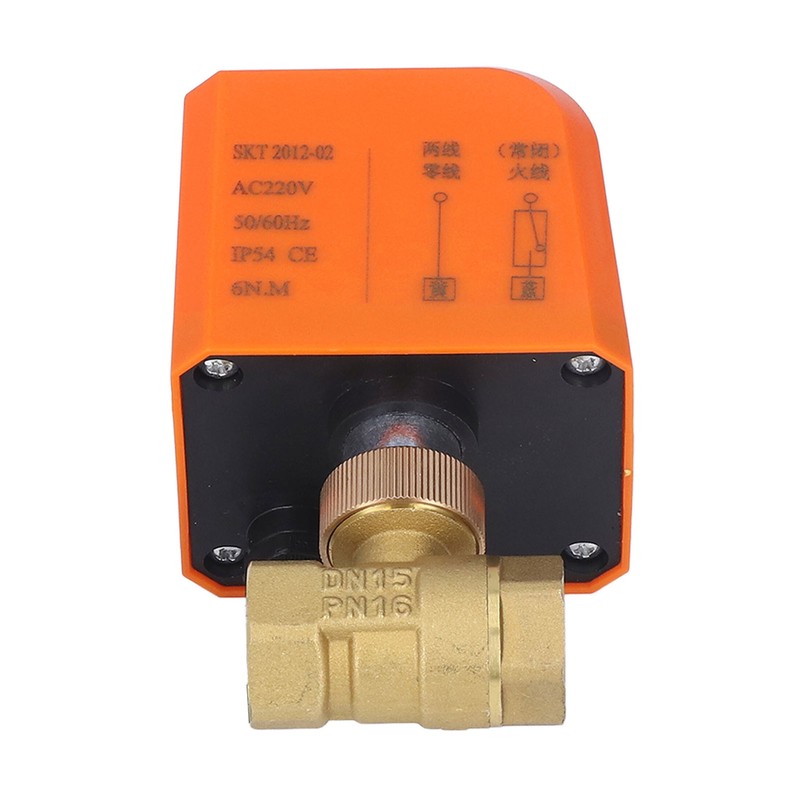 Motorized Ball Valve 2 Wire 2 Way Normally Closed DN15
