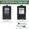BAOFENG UV-5R Battery BL-5 1800mAh Rechargeable Battery Support USB C