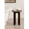 Kate and Laurel Seebeck Modern Wooden Round Side Table, 14